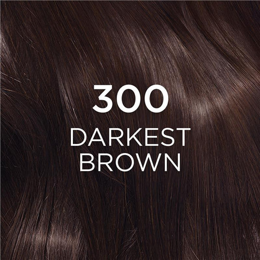 L'Oreal Paris Casting Creme Gloss Semi-Permanent Hair Colour - 300 Darkest Brown (Ammonia Free)
