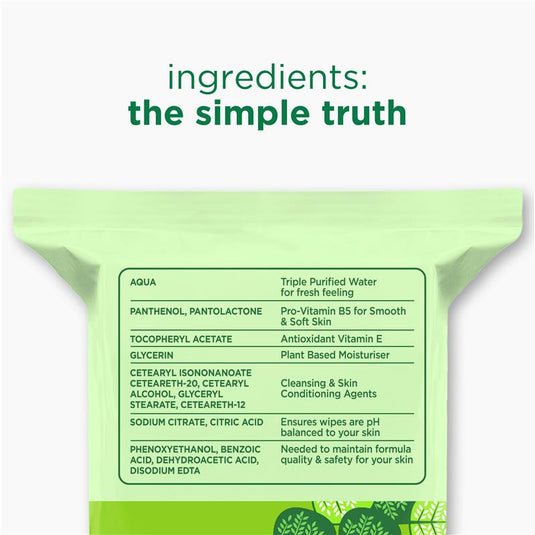 Simple Cleansing Facial Wipes 7 Pack
