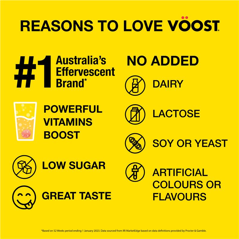 Load image into Gallery viewer, Voost Magnesium + Muscle Support Lemon Effervescent 20 Pack
