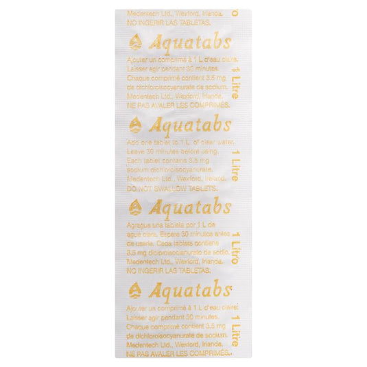 Aquatabs Water Purification 50 Tablets