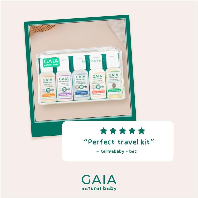 Load image into Gallery viewer, Gaia Natural Baby Starter Kit 5 x 50ml
