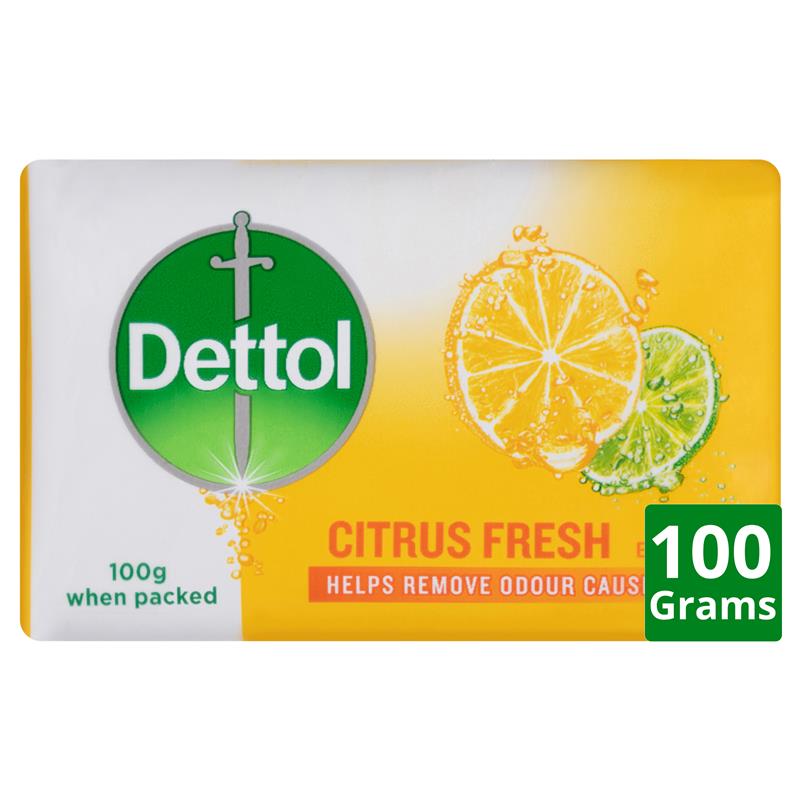 Load image into Gallery viewer, Dettol Citrus Fresh Bar Soap 3x100g
