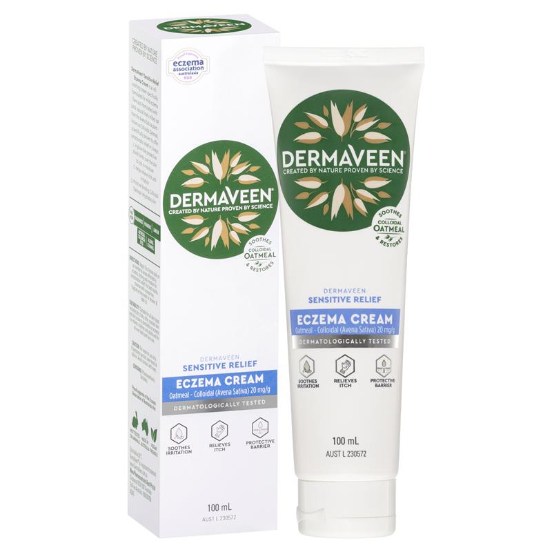 Load image into Gallery viewer, DermaVeen Sensitive Relief Eczema Cream 100mL
