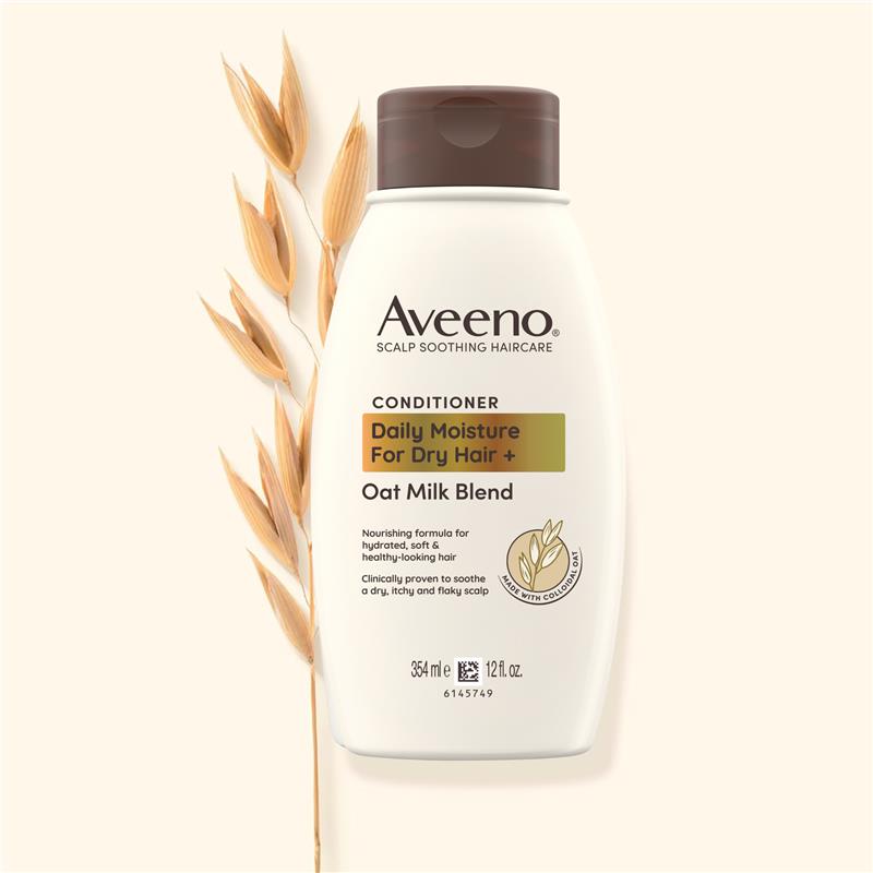 Load image into Gallery viewer, Aveeno Oat Milk Blend Moisturising Conditioner for Dry &amp; Damaged Hair 354mL
