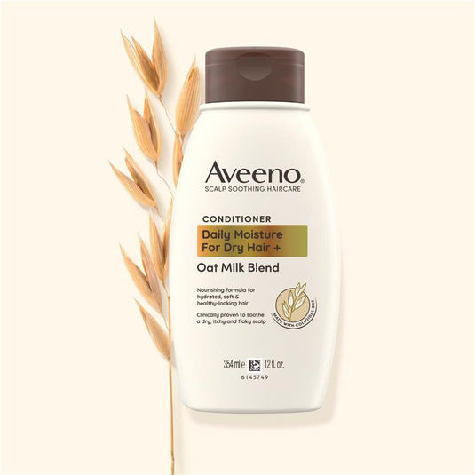 Aveeno Oat Milk Blend Moisturising Conditioner for Dry & Damaged Hair 354mL
