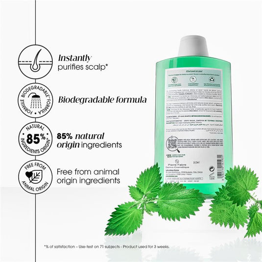 Klorane Shampoo with Organic Nettle 400ml