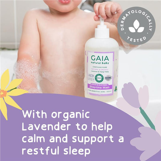 Gaia Natural Baby Sleeptime Bath Wash 500ml