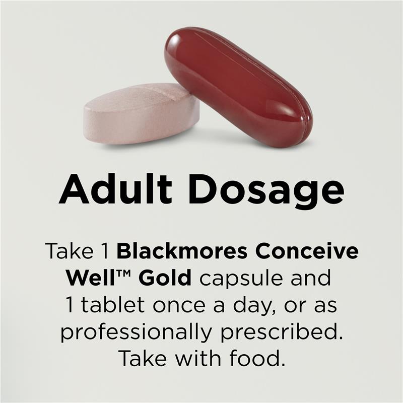 Load image into Gallery viewer, Blackmores Conceive Well Gold 28 Tablets &amp; 28 Capsules
