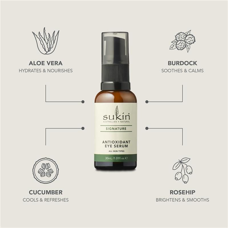 Load image into Gallery viewer, Sukin Signature Antioxidant Eye Serum 30ml
