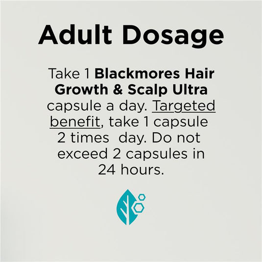 Blackmores Hair Growth+Scalp Ultra 60 Capsules