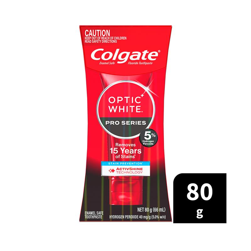 Load image into Gallery viewer, Colgate Toothpaste Optic White Pro Series Stain Prevention 5% 80g

