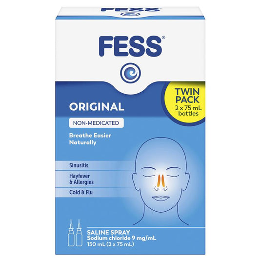 Fess Nasal Spray Twin Pack 150ml (2 x 75mL)