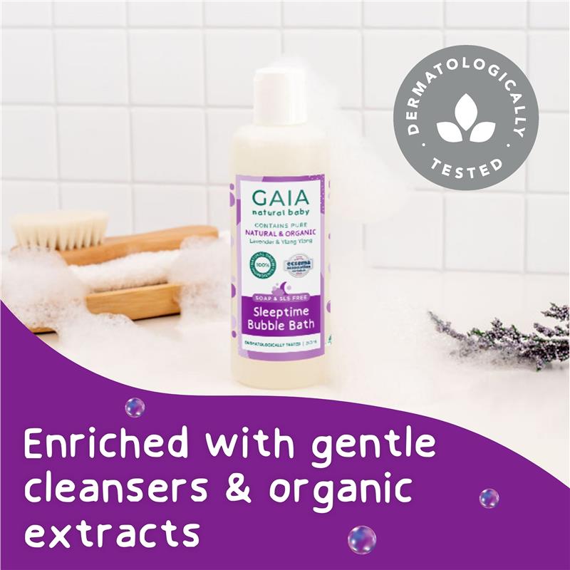 Load image into Gallery viewer, Gaia Natural Baby Bubble Bath Sleeptime 250ml
