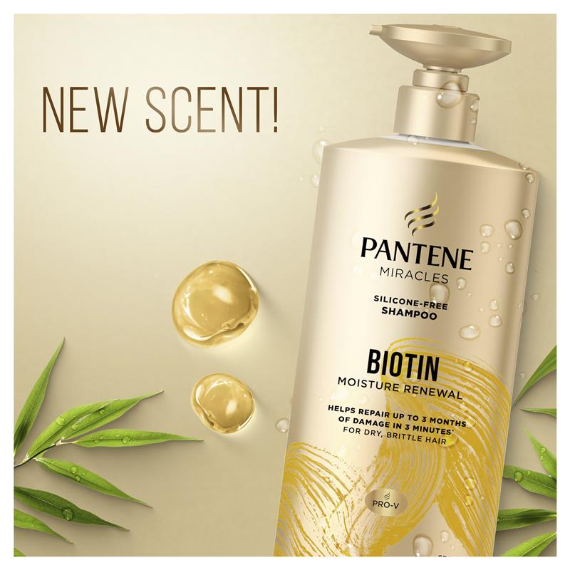 Load image into Gallery viewer, Pantene Miracles Biotin Daily Moisture Renew Shampoo 650ml
