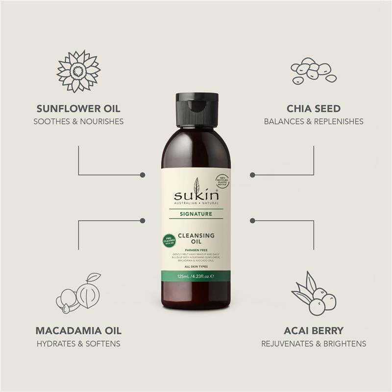 Load image into Gallery viewer, Sukin Signature Natural Cleansing Oil 125ml
