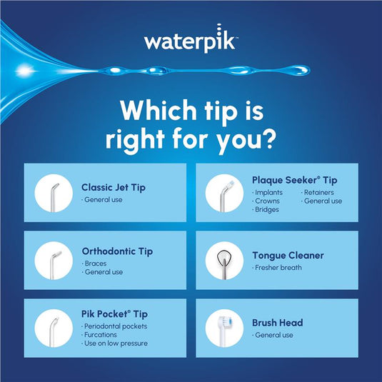 Waterpik Cordless Slide Travel Water Flosser White