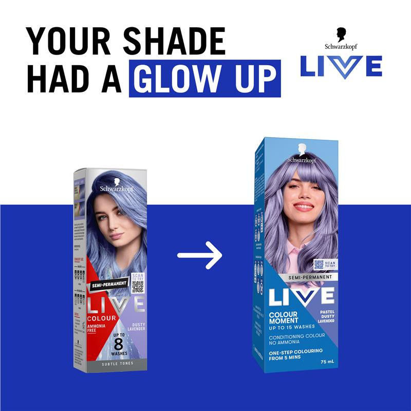 Load image into Gallery viewer, Schwarzkopf Live Colour Pastels Dusty Lavender 75ml

