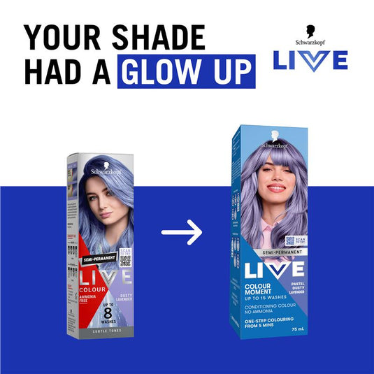 Schwarzkopf Live Colour Pastels Dusty Lavender 75ml