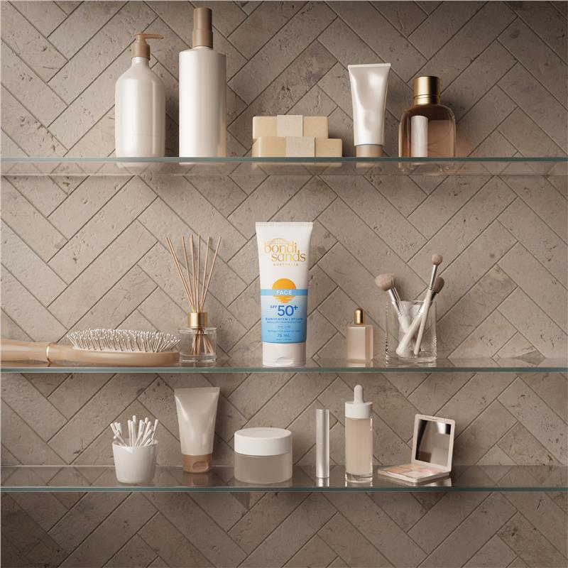 Load image into Gallery viewer, Bondi Sands Daily Moisturising Face SPF 50+ Sunscreen Lotion Fragrance Free 75ml
