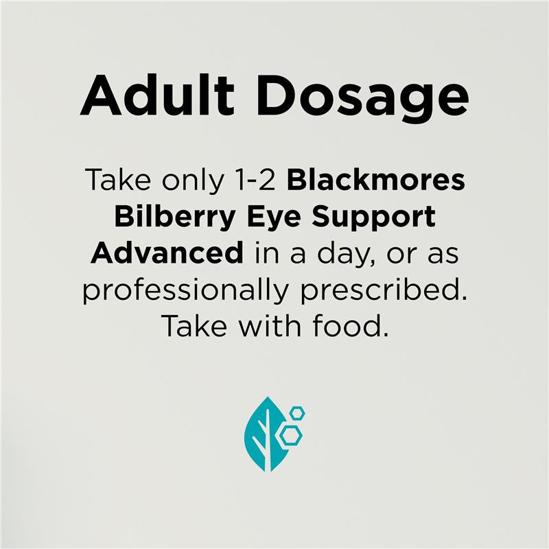 Load image into Gallery viewer, Blackmores Bilberry Eye Support Advanced 30 Tablets
