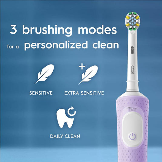 Oral-B Electric Toothbrush Vitality Pro Deep Clean with Travel Case - Lilac