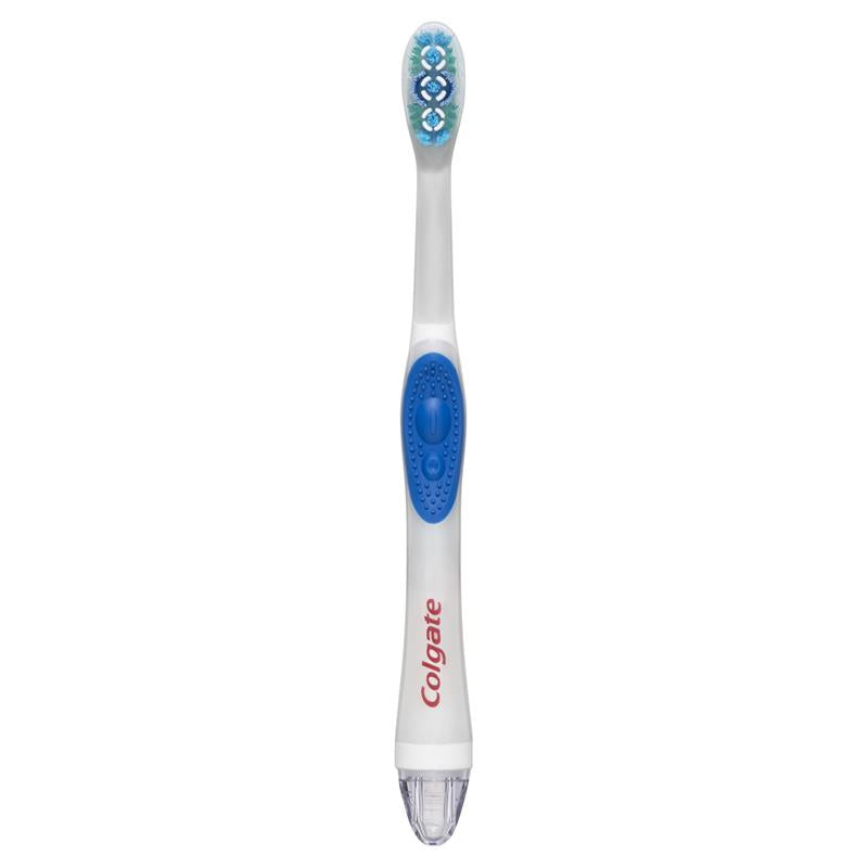 Load image into Gallery viewer, Colgate 360 Optic White Powered Toothbrush Soft with vibrating &amp; polishing bristles
