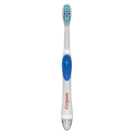 Colgate 360 Optic White Powered Toothbrush Soft with vibrating & polishing bristles