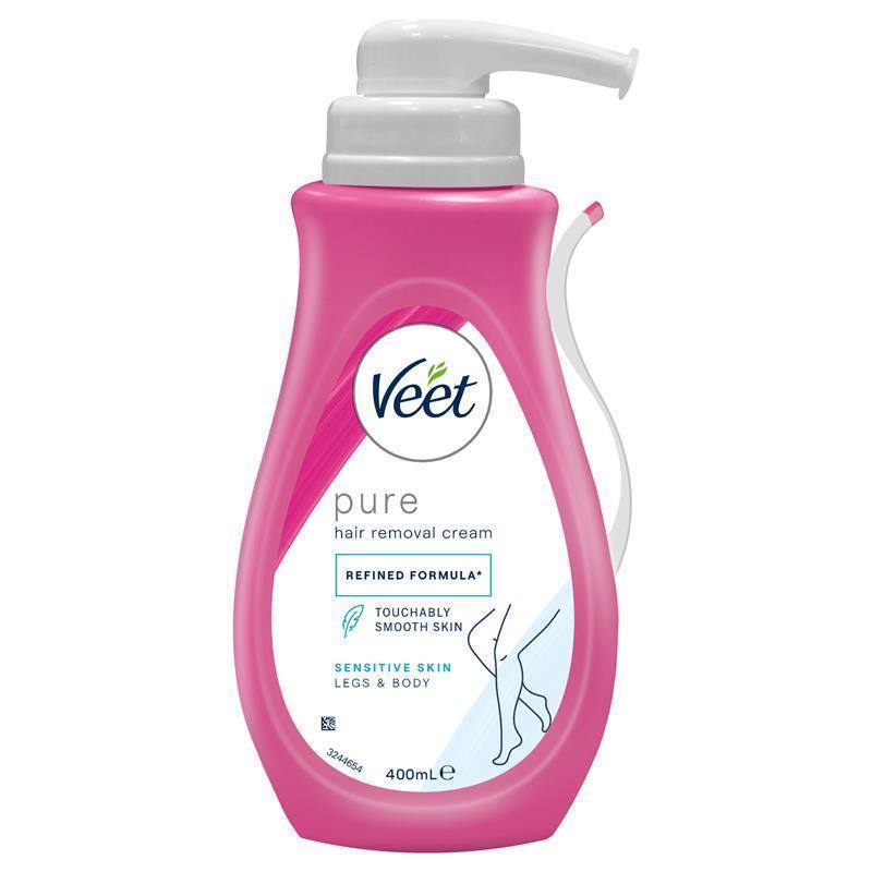 Load image into Gallery viewer, Veet Pure Hair Removal Cream Legs And Body Sensitive Skin 400ml
