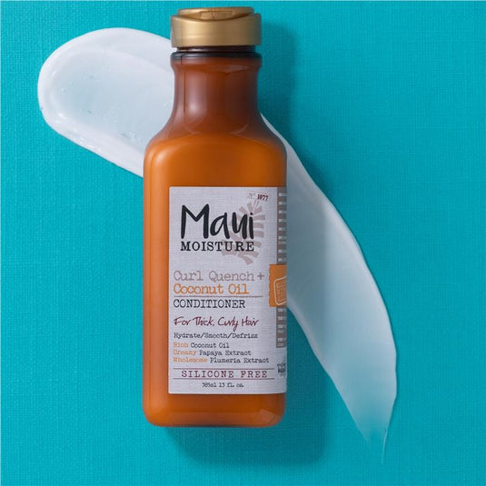 Maui Moisture Curl Quench + Hydrating Coconut Oil Conditioner For Curly Hair 385mL