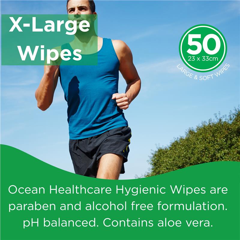 Load image into Gallery viewer, Ocean Healthcare Adult Wipes 50 Pack
