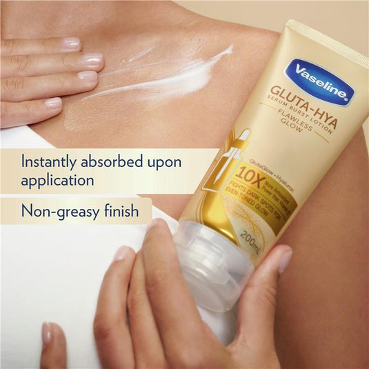 Vaseline Gluta-Hya Serum Boost Lotion Flawless Glow 200ml