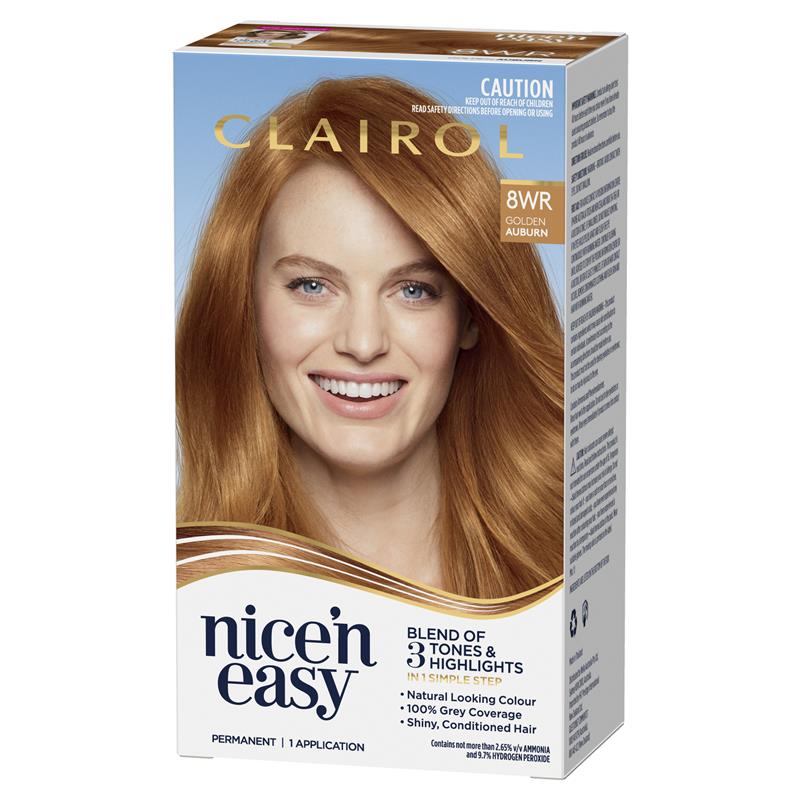 Load image into Gallery viewer, Clairol Nice N Easy 8WR Natural Gold Auburn Permanent Hair Colour
