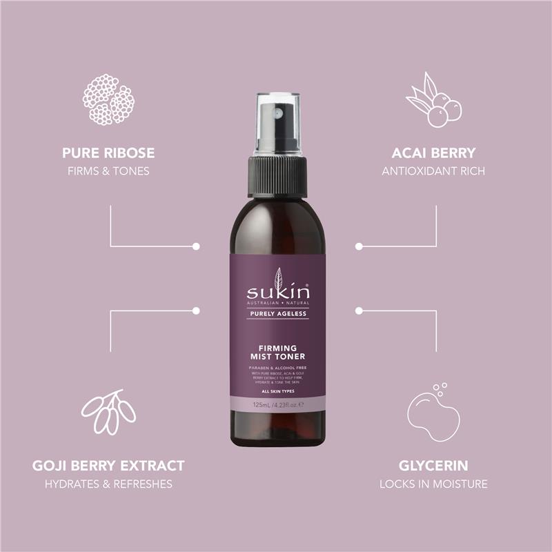 Load image into Gallery viewer, Sukin Purely Ageless Firming Mist Toner 125ml
