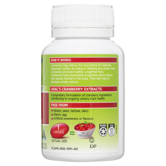 Ural High Strength Cranberry 60000mg 90 Capsules