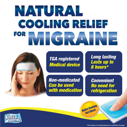 Kool n Soothe Migraine Relief 2 Sheets
