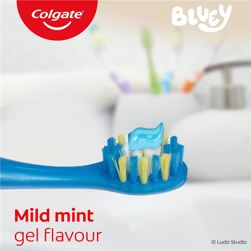 Load image into Gallery viewer, Colgate Toothpaste Kids Bluey 2-5 Years Mild Mint Gel 90g
