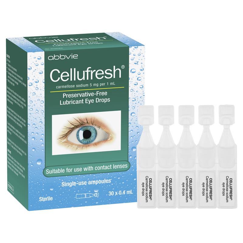 Load image into Gallery viewer, Cellufresh Eye Drops 30 x 0.4ml Vials
