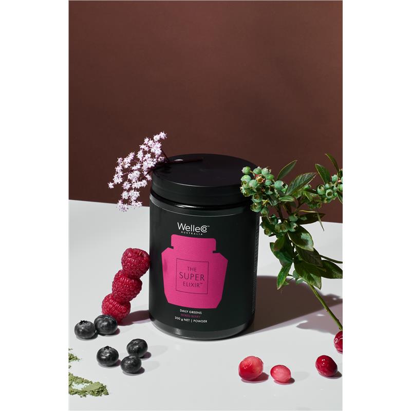Load image into Gallery viewer, WelleCo The Super Elixir Mixed Berry 300g Jar Exclusive
