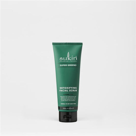 Sukin Super Greens Detoxifying Facial Scrub 125ml