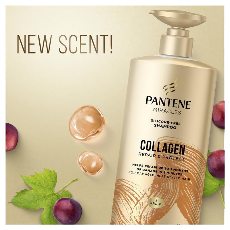 Load image into Gallery viewer, Pantene Miracles Collagen Repair &amp; Protect Shampoo 650ml
