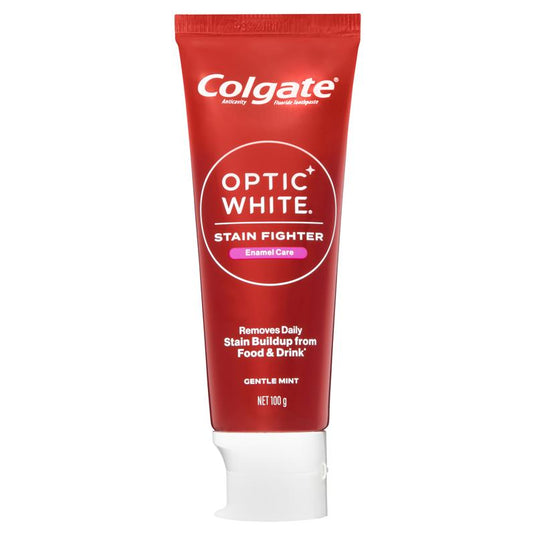 Colgate Toothpaste Optic White Stain Fighter Enamel Care 100g