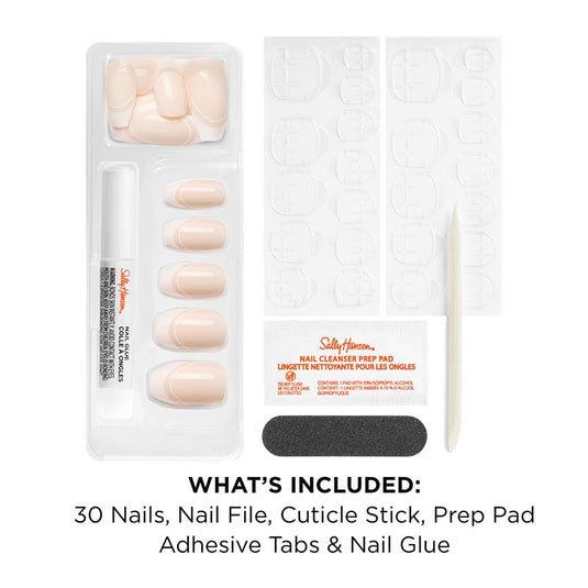 Sally Hansen Salon Effects Perfect Press-On On Pointe 30 Pieces