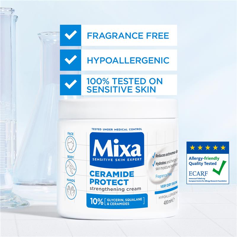 Load image into Gallery viewer, Mixa Ceramide Protect Strengthening Cream 400ml
