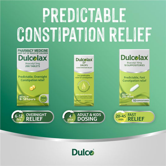 Dulcolax Laxatives 5mg 200 Tablets