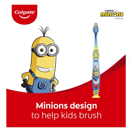Colgate Minions Kids Toothbrush 6+ Years Extra Soft 2 Pack