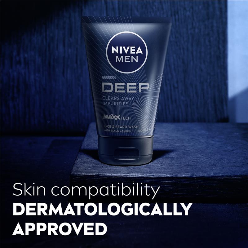 Load image into Gallery viewer, NIVEA for Men Deep Face Wash 100ml
