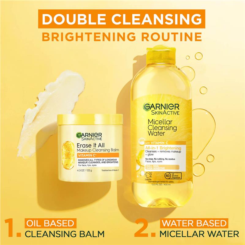 Load image into Gallery viewer, Garnier Vitamin C Makeup Cleansing Balm 119g
