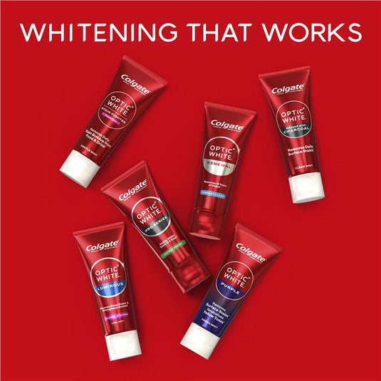 Colgate Optic White Express White Teeth Whitening Toothpaste Fresh Mint with Hydrogen Peroxide 85g