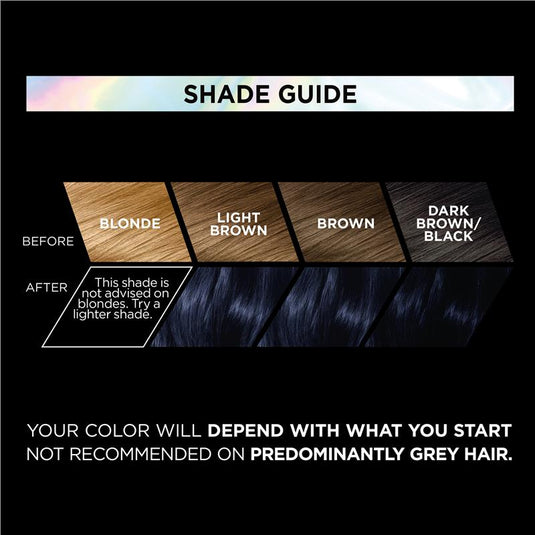 L'Oreal Paris Preference Vivids Permanent Hair Colour 1.102 Le Marais (Blue Black)