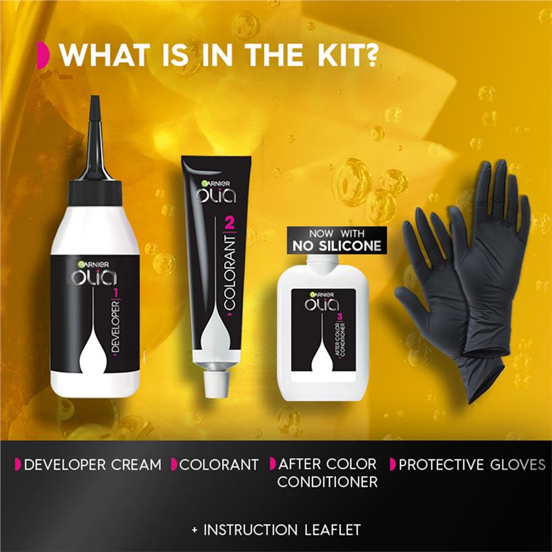 Load image into Gallery viewer, Garnier Olia 4.62 Intense Deep Red Permanent Hair Colour No Ammonia 60% Oils
